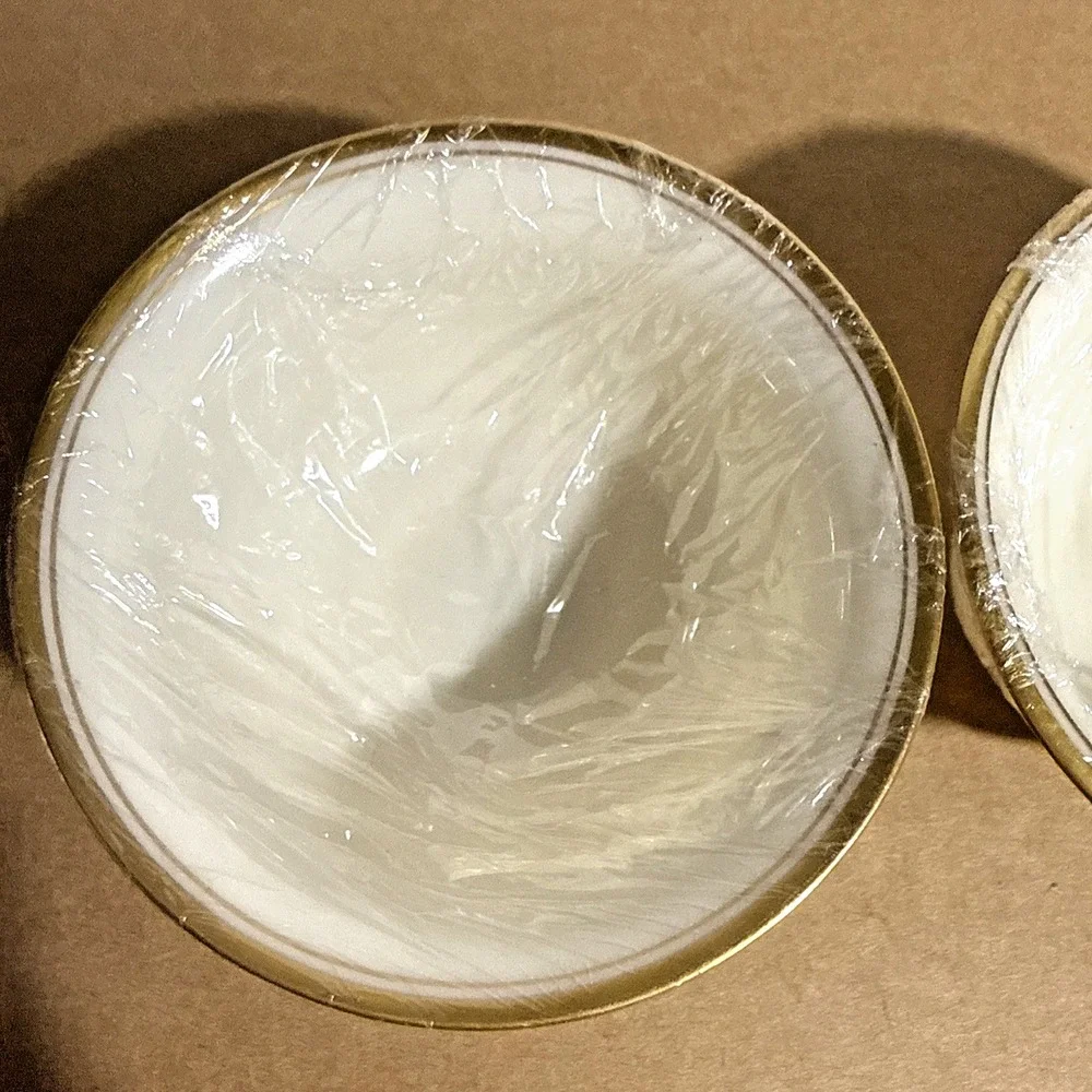 Lenox Gold Rimmed Porcelain Set 2 Plates 2 Bowls 2 Espresso Cups Ovington Bros